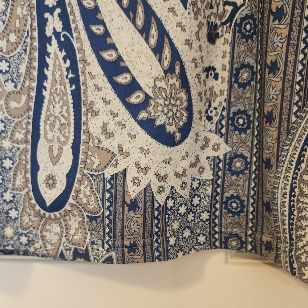 Paisley Print Cowl Neck Blouse - Picture 4 of 10